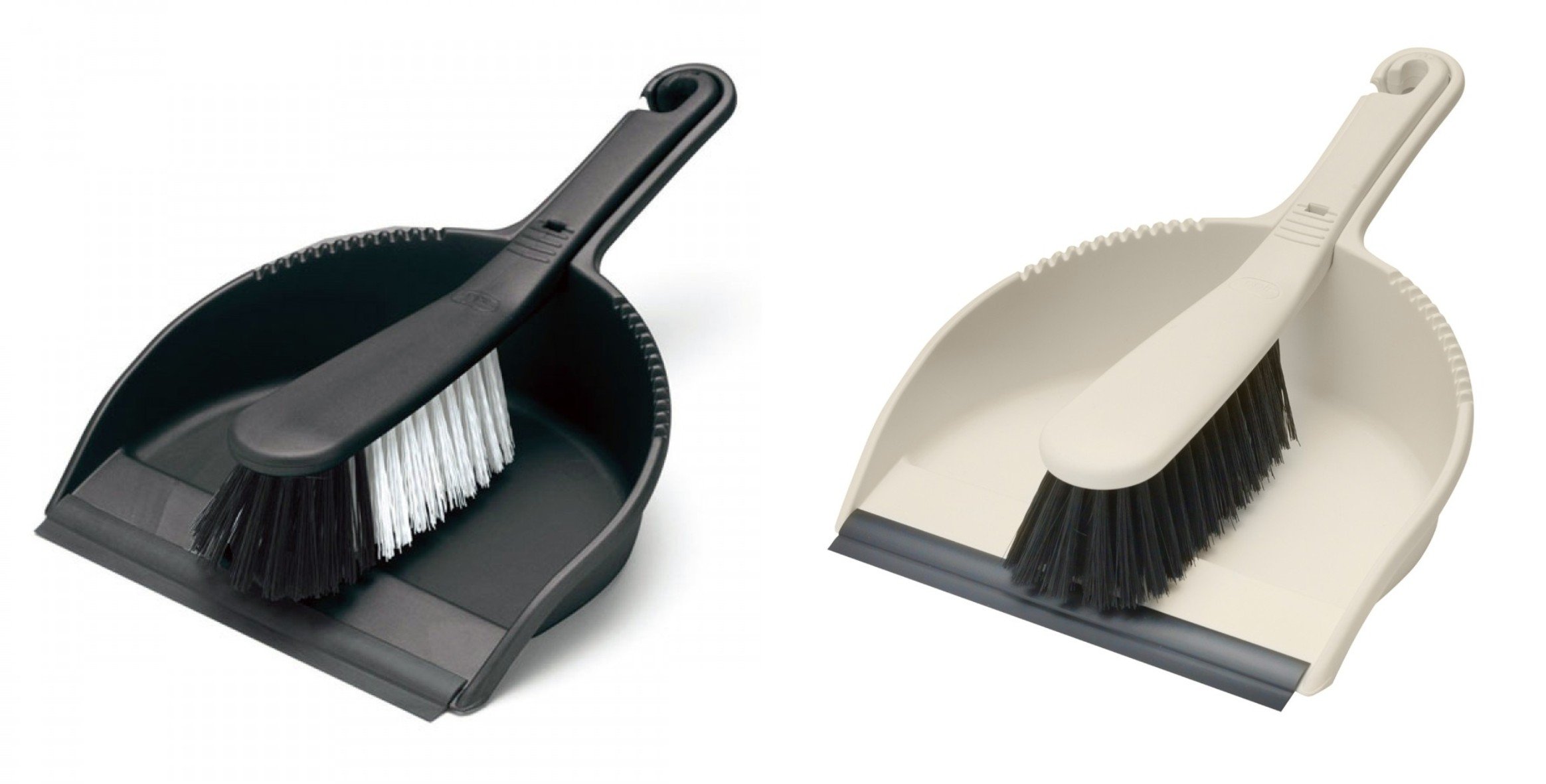 Addis Soft and Hard Bristle Dustpan and Brush Set