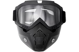 PPGAREGO Paintball Mask Anti-Fog | Airsoft Helmet and Full Face Tactical Mask | Ballistic Goggles for Men | For Skiing, Paintball, Shooting, Cycling, Fishing