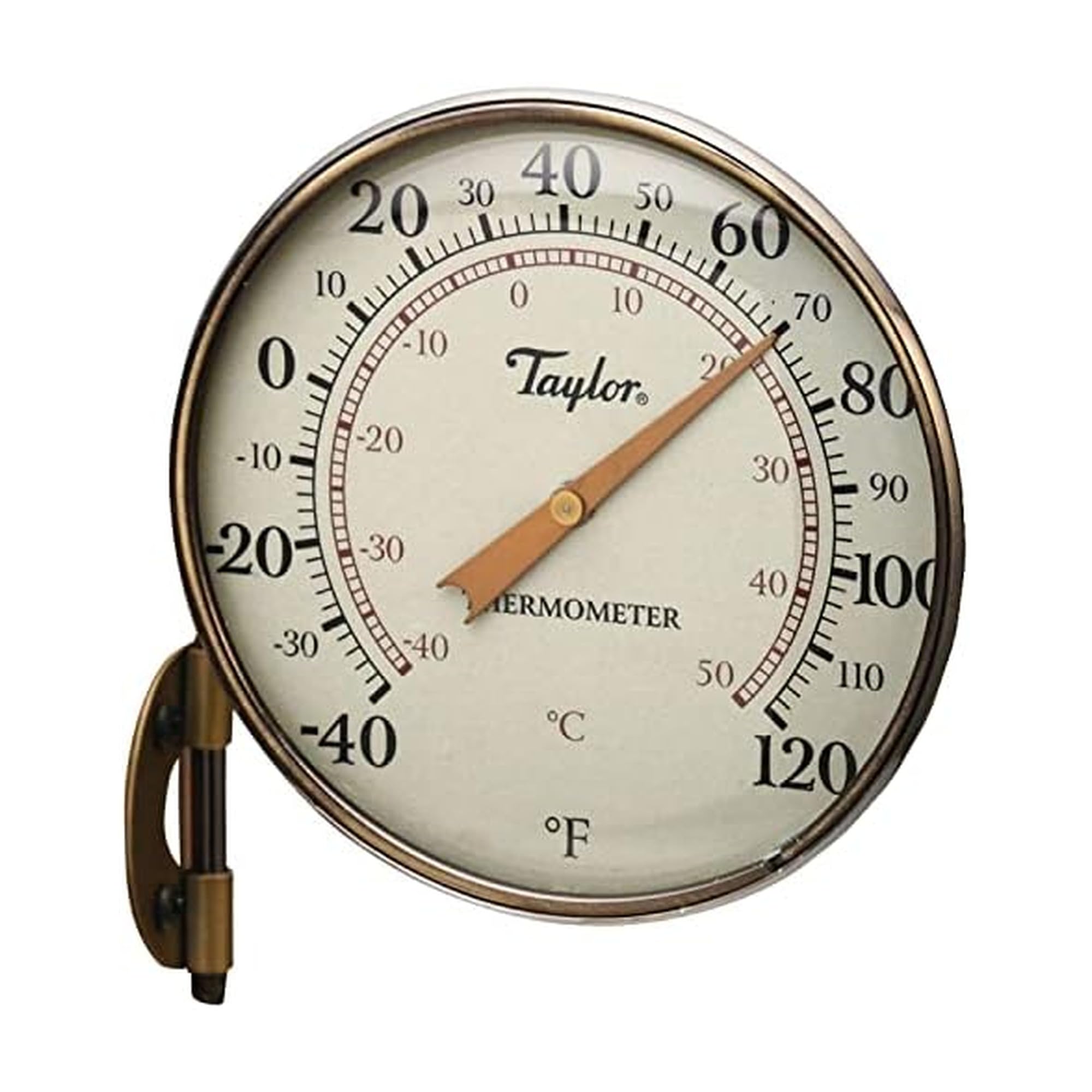 Taylor Heritage Metal Dial Thermometer (4.25-Inch)