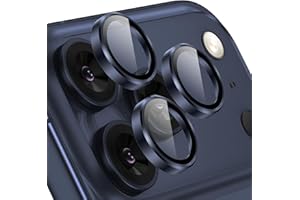 Tensea Camera Lens Protector Compatible for iPhone 17 Pro Max/17 Pro, Metal Aluminum Alloy Tempered Glass Cover Camera Screen