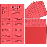 Kosiz 1000 Sheets Raffle Tickets with 10 Bid