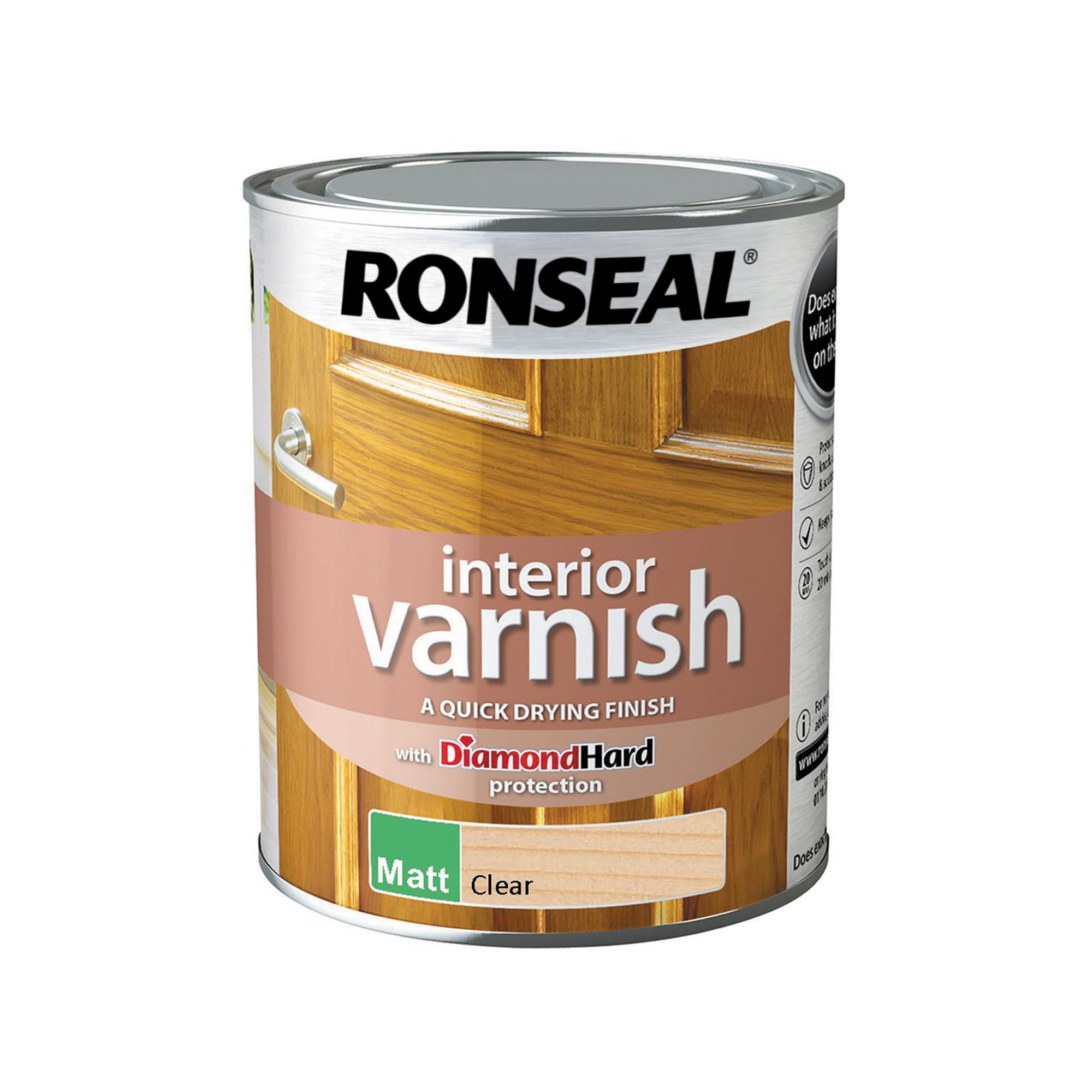 Ronseal Interior Varnish Matt Clear 750ml