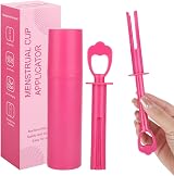 CTDMJ Menstrual Cup Applicator - Easy Insertion & Removal - Travel Case view 1
