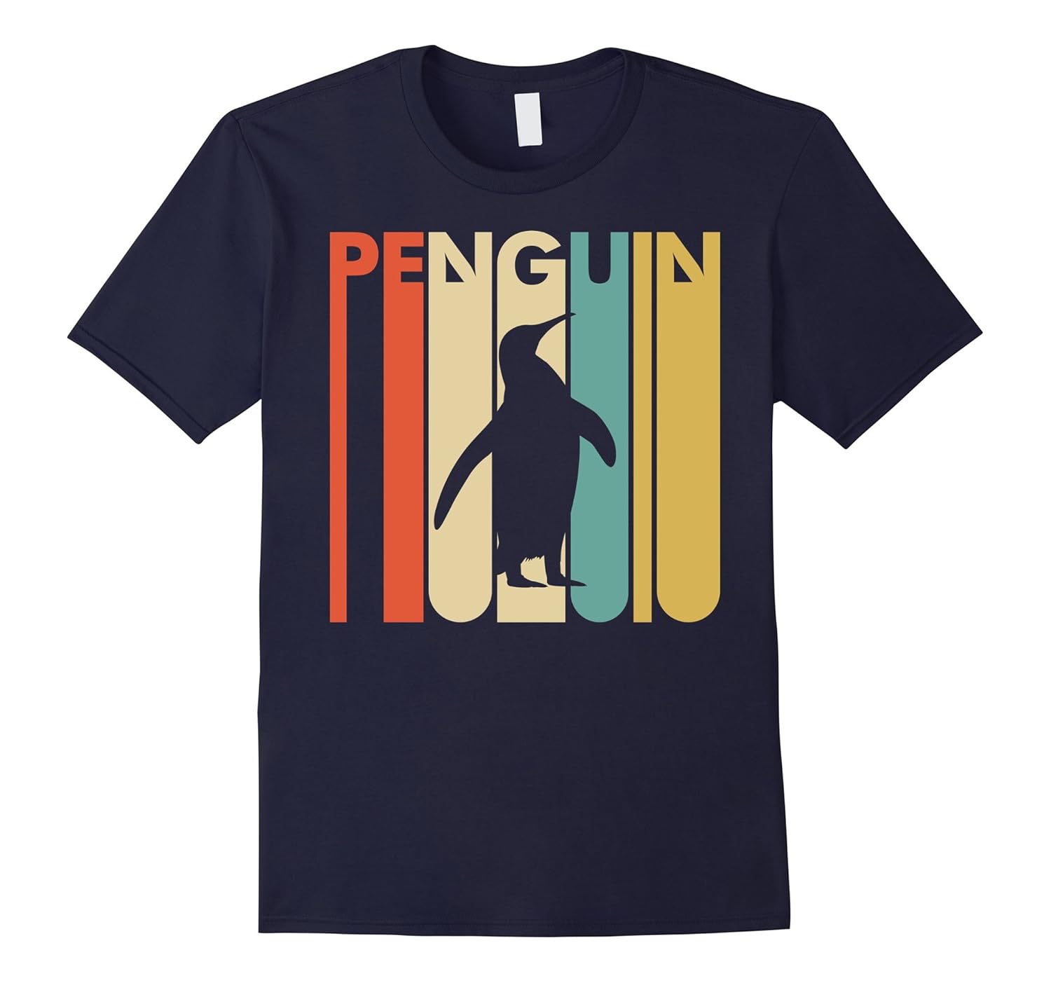 Vintage Style Penguin T shirt-Rose