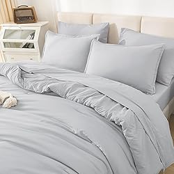 Litanika King Size Comforter Set Light Grey - 7