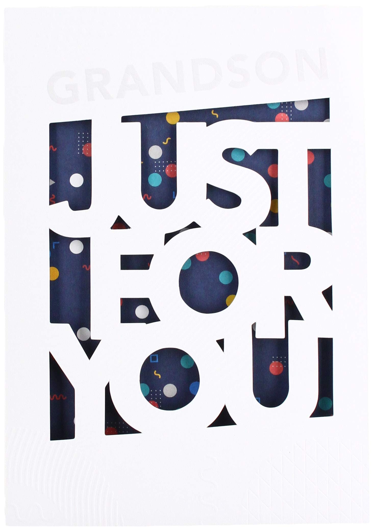 Hallmark Birthday Card for Grandson - 3D Laser-cut Design