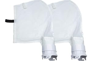 ATIE Pool Cleaner Fine Mesh Bag with Hook and Loop Fastener Enclosure Compatible with Pentair Kreepy Krauly Legend, Platinum Pool Cleaner Debris Bag 360002 and EU16 Bag (2 Pack)