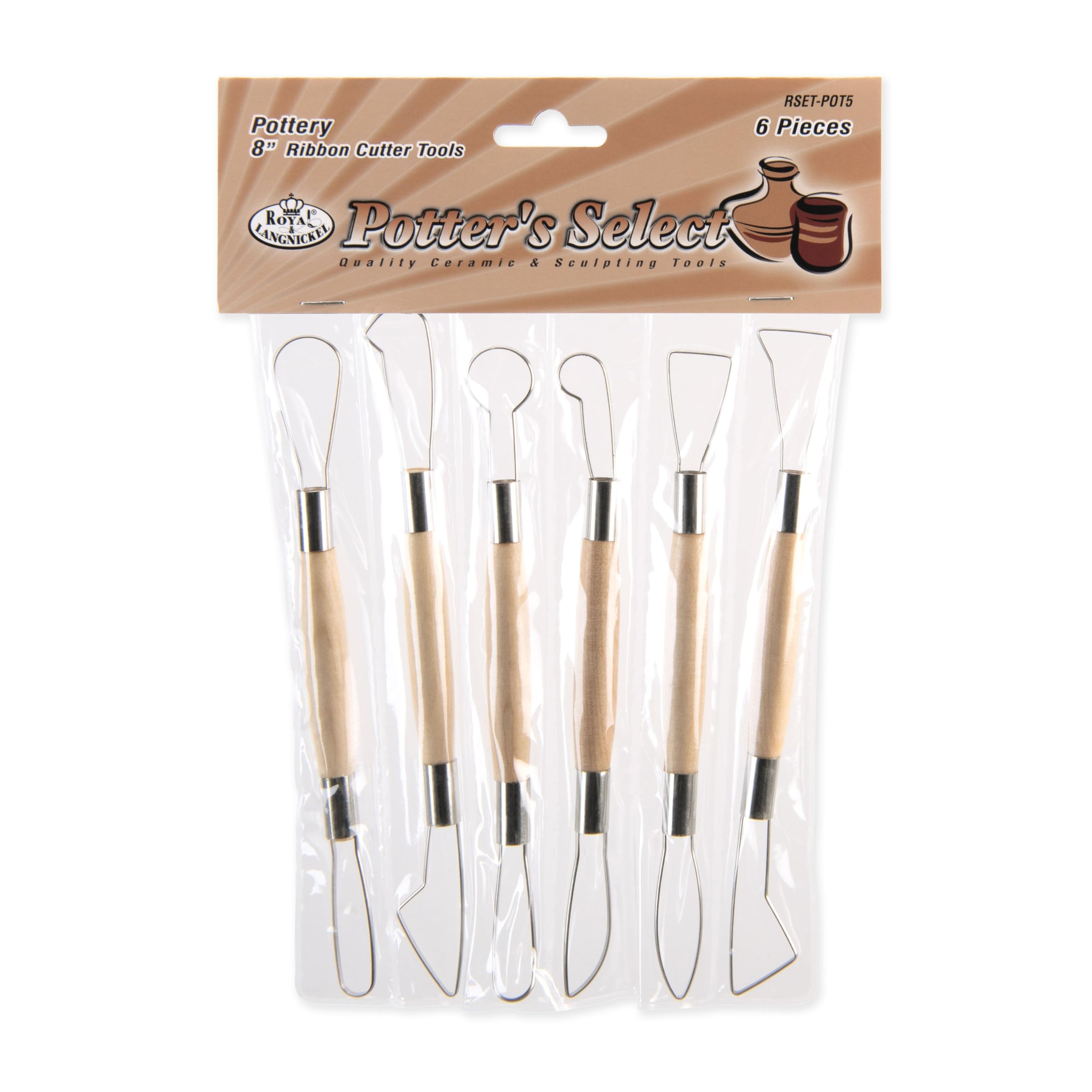 Royal & Langnickel RSET-POT5 8 inch Large Ribbon Cutter (6 Piece)