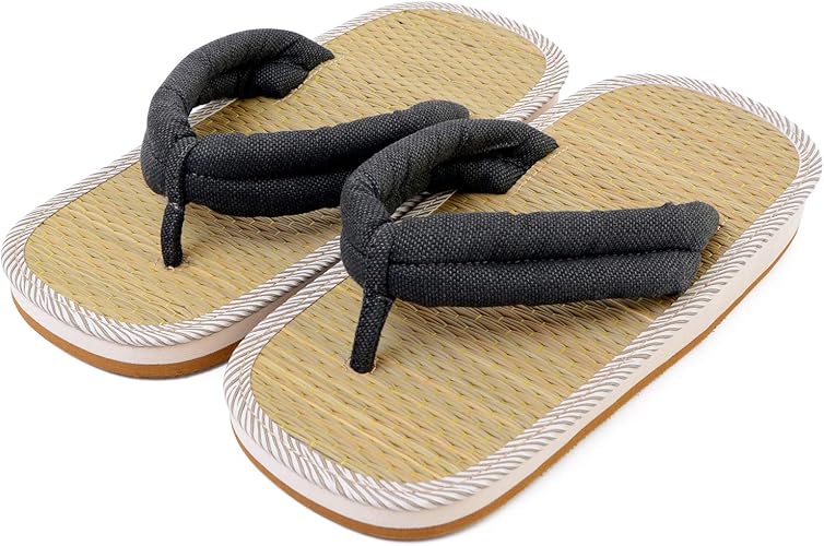 Amazon Rachel レイチェル 和風サンダル 雪駄 軽量 い草 草履 メンズ フリーサイズ 無地 無地 Rachel 下駄 草履