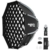 Ambitful Q1 Quick Release Softbox, with Godox Mount, 18 in Octa | Octagonal softbox Photography lighting modifier, With Gopdox Mount For Godox AD300PROII Godox ML100R ML60