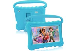 TOPELOTEK Kids Tablet for Toddlers, Kids 7 inch Edition Tablets 32GB WiFi Dual Camera Children’s Learning Tablet Android 10 Shockproof Case Parent Control Google Play Store YouTube Netflix (Blue)