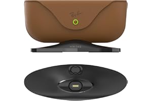 BONFOOK HiBloks Magnetic Charging Stand for Ray-Ban Meta Charging Case (Gen 1 & 2), USB-C Detachable Charger Dock Smart Glasses Accessories Charger Case Holder with 3.9FT USB C Cable