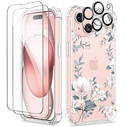 GVIEWIN for iPhone 15 Case, [5 in 1] with 2X Screen