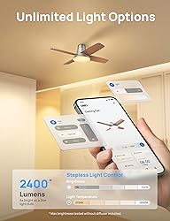 Dreo Ceiling Fans with Lights, 12 Speeds & 3 Fan