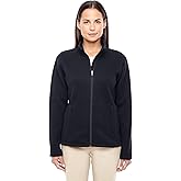 Devon & Jones Ladies' Bristol Full-Zip Sweater Fleece Jacket M BLACK