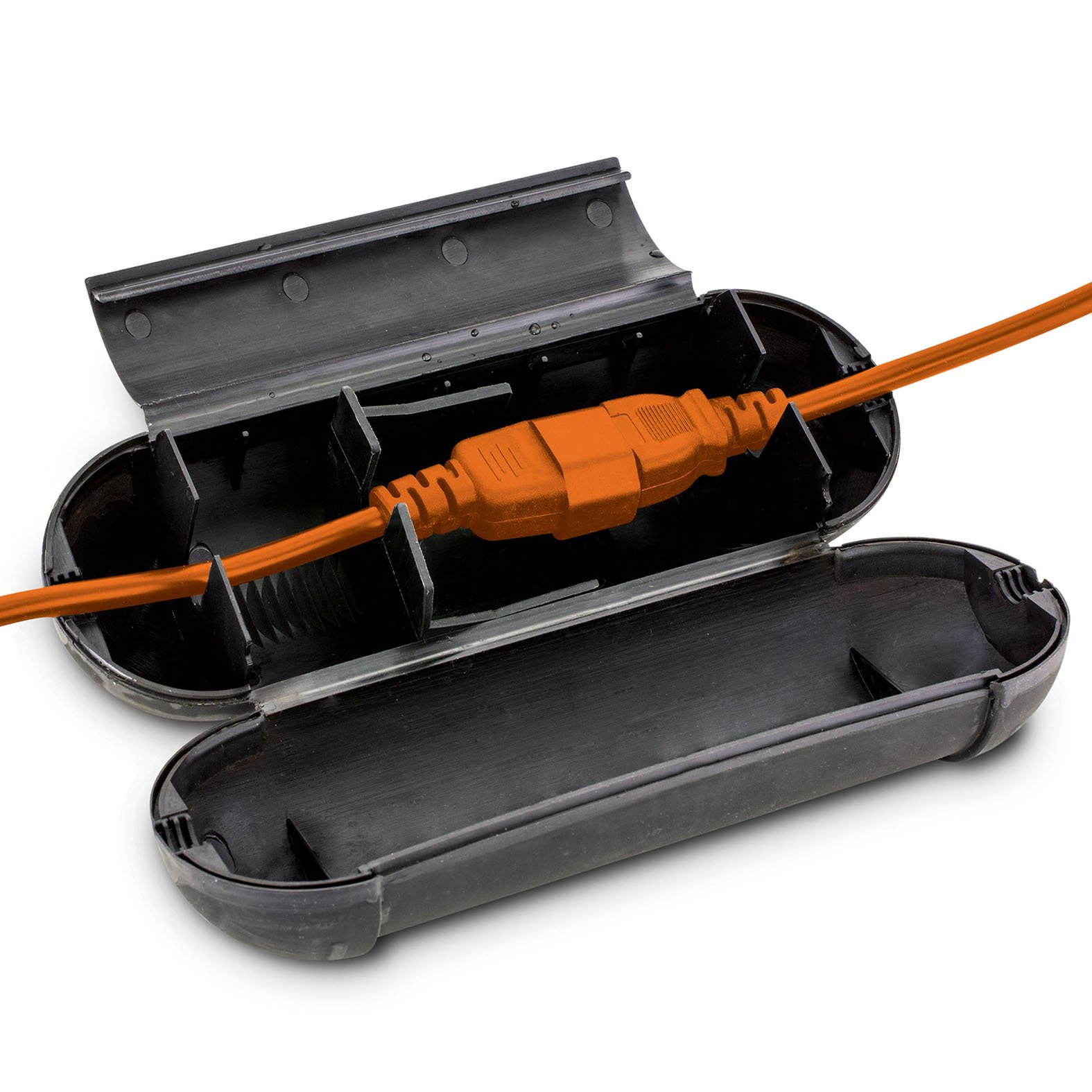 KOVOT Extension Cord Safety Cover Protectors 2 Pack, Black Great