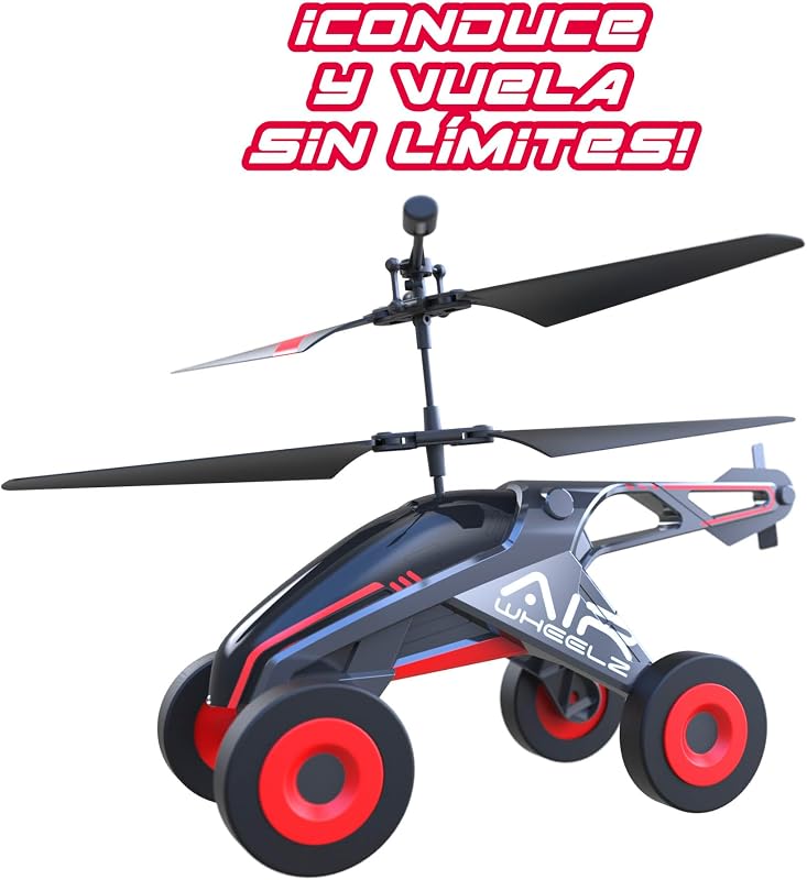 Flybotic Sky Wheels II vehículo Volador radiocontrol 2 en 1, Rueda por Tierra y despega para Volar, helicóptero con Ruedas, Producto Oficial, para niños Desde 8 años (62004569)