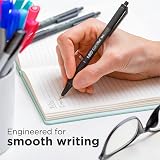BIC Soft Feel Ballpoint Pens 1.0mm Retractable Black 6 Pack with Comfort Grip view 5