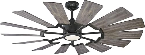 Ventiladores Monte Carlo 14PRR52AGPD, Ventilador de techo con aspas de roble degradado