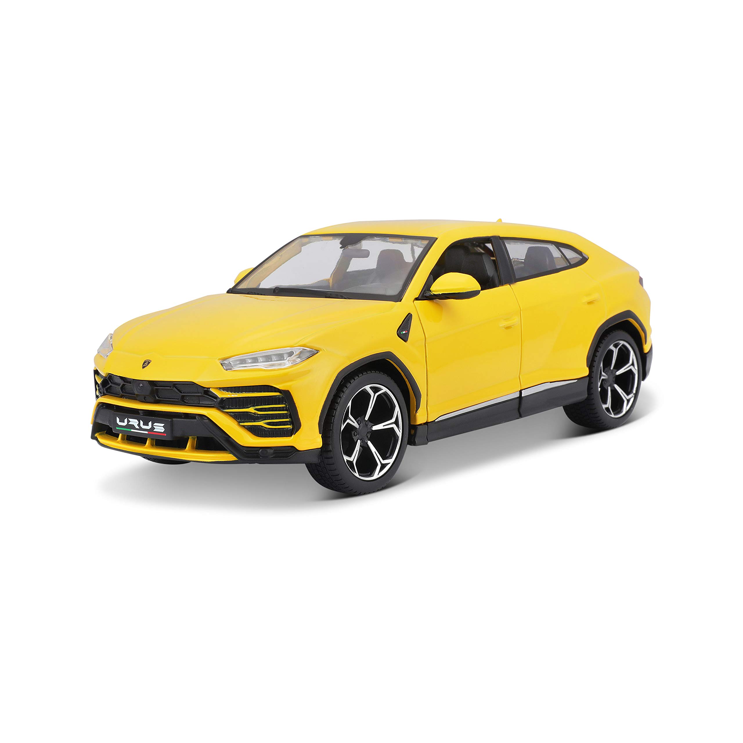 Bauer Spielwaren Maisto Lamborghini Urus Model Car 1:24 Scale Doors Opening 20 cm Yellow (531519Y)