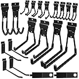 klasit Slatwall Hooks Black 20Pack Firmly and