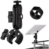 Starlink Mini Mount 2026/2025,Pole Clamp Mount for RV,Car,Camper,Boat,Vacht | Adjustable Universal Pole Clamp,Aluminum Alloy,Quick Installation and Release,Starlink Mini Clamp Mount with Pipe Adapter