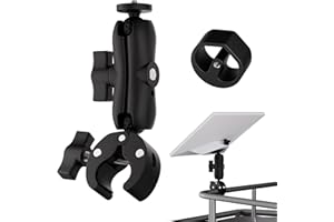 EAZUSE Starlink Mini Mount 2025 New Upgraded, Starlink Mini Clamp Mount for Car RV Rack Compatible with 2025 New Version Pipe Adapter and 2024 Pipe Adapter