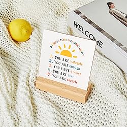 Mental Health Desk Decor Sign, Mental Health Gifts
