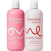 Function of Beauty Curly Hair Shampoo & Conditioner Set - Sulfate-Free Shampoo & Conditioner Duo for Natural Curls & Bounce - Curl Defining, Hydrating & Moisturizing - Dry & Dull Hair Care Products