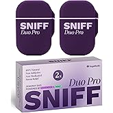 YOGAMEDIC Nasal Inhaler Stick (3 Pack Duo) - Double Barrel Essential Oil Sniff Stick - Peppermint & Eucalyptus Aromatherapy for Focus, Energy & Sensory Refreshment - Portable Wellness Set