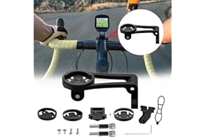 BIKOOCO Out Front Adjustable Bicycle Mount - Bike for Garmin Extended Mountain Bike Computer Road Mountain Cycling GPS Combo Extended Bike Accessories for 38mm Handlebar