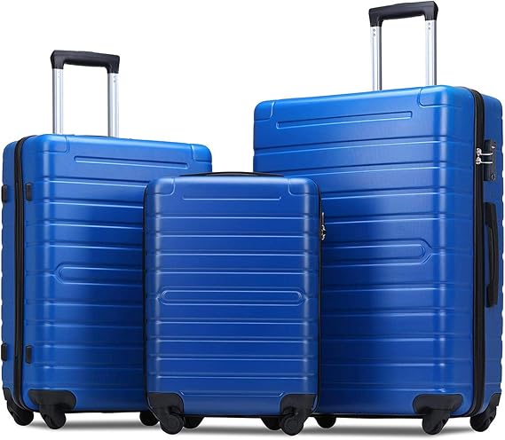 merax travelhouse aluminum frame hard shell luggage tsa approved suitcase