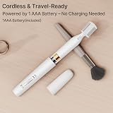 TOUCHBeauty Electric Eyebrow Trimmer AG-1658 White Portable view 6