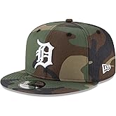 New Era Unisex-Adult MLB 9Fifty Camo Primary Logo Adjustable Snapback Hat Cap One Size Fits All