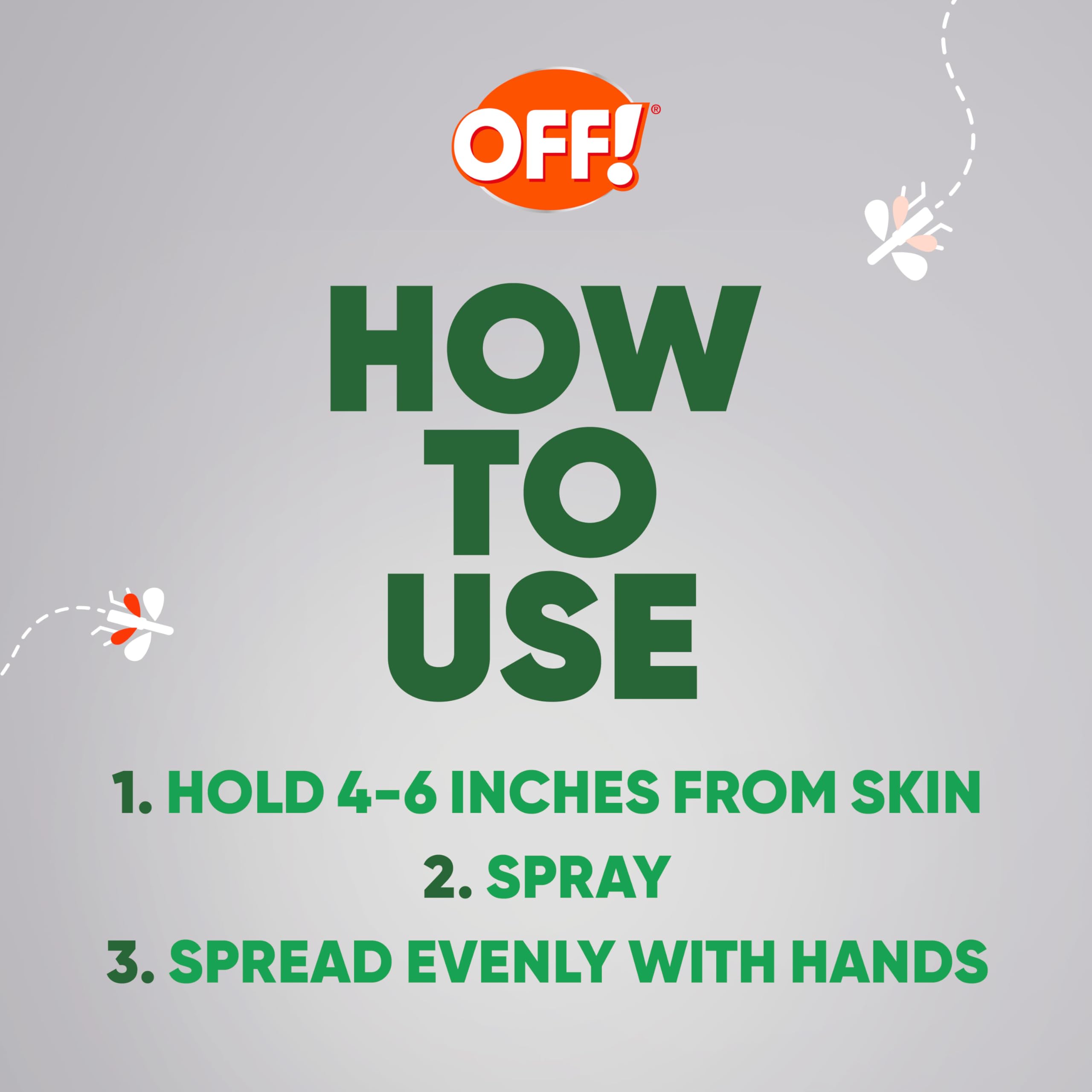 OFF! Deep Woods Insect Repellent VII Spritz, Bug Spray with Long Lasting Protection from Mosquitoes and Ticks, 6 oz