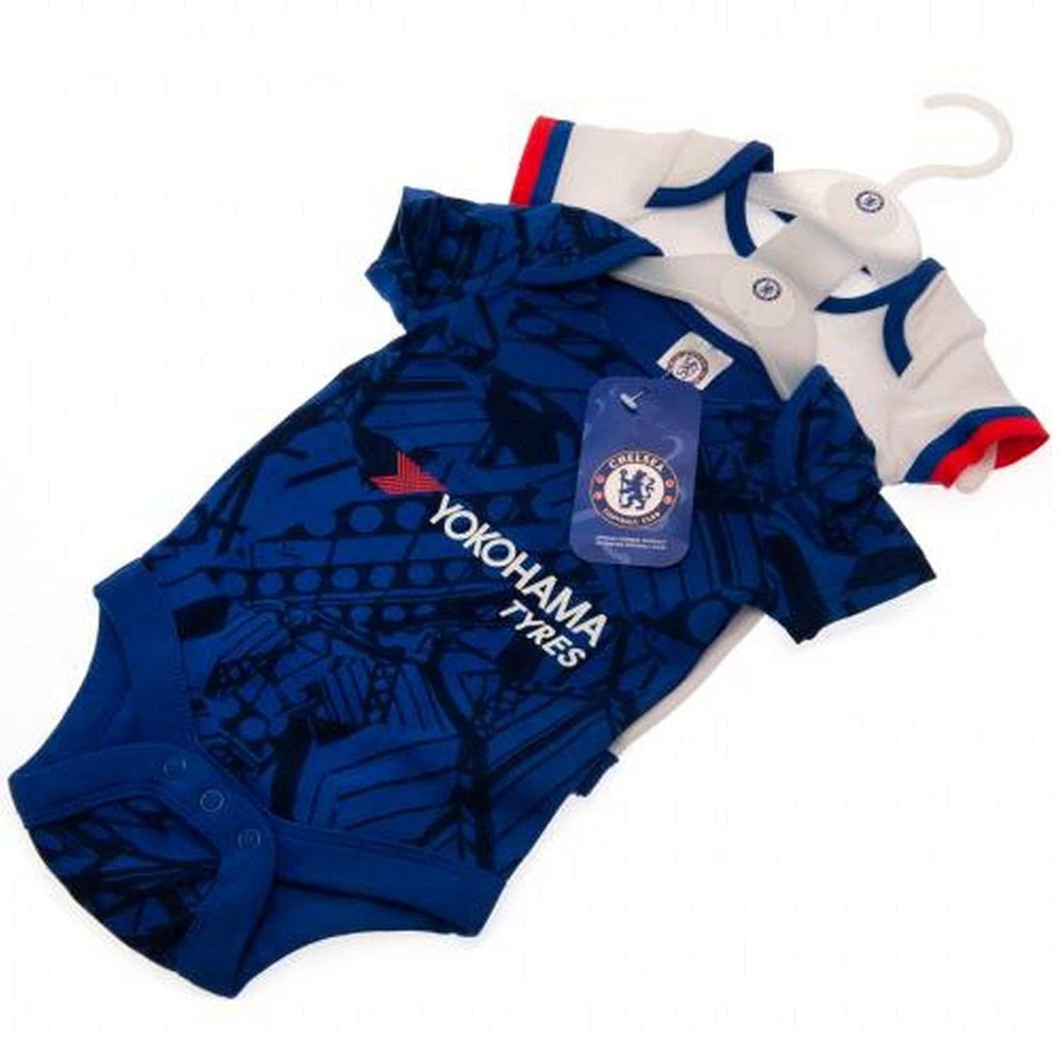 Authentic EPL Chelsea FC Super Cute Baby Bodysuits 2 Pack Fan Shop Clothing kmotors.co.th
