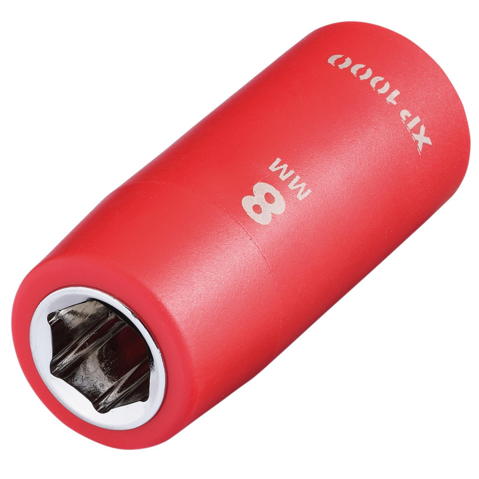 Draper XP1000 18752 VDE Socket, 1/4" Sq. Dr., 8mm