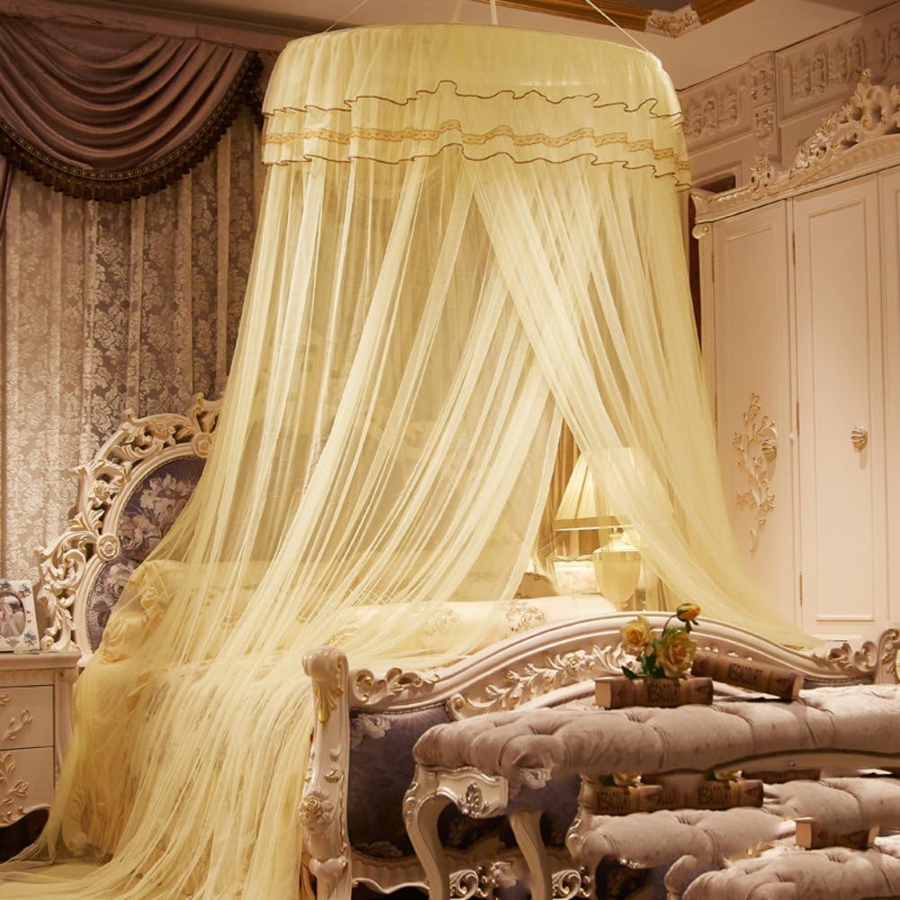 Dome ceiling mosquito net, Encrypted princess dome bed canopy game tent-B Full-size