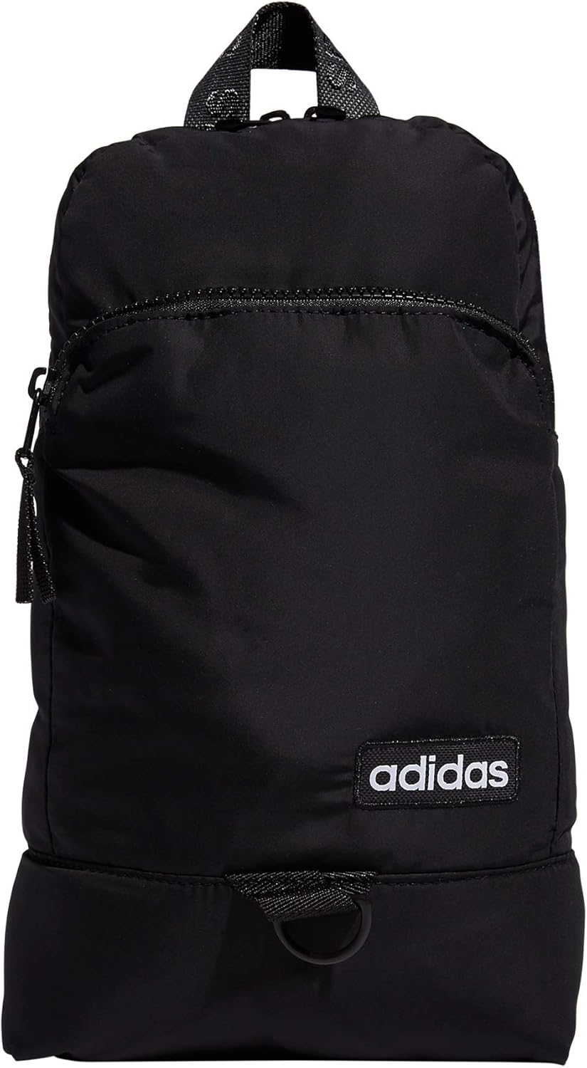 adidas Women's Essentials Convertible Crossbody Sling Bag, Black, One