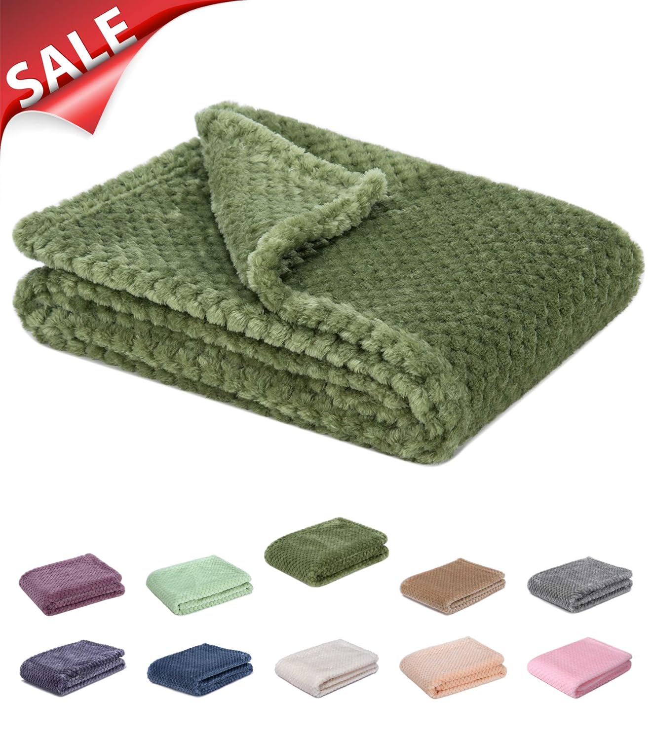 Baby Blanket for Girl or boy, Fuzzy Fluffy Blanket, Soft Warm Cozy