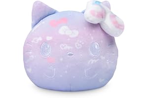 TeeTurtle Hello Kitty 50th Anniversary Reversible 4" Plushie - Purple - Officially Licensed Sanrio - Soft Special Edition Stuffed Animal