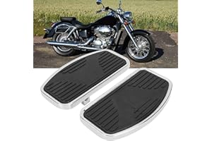 Adjustable Motorcycle Floorboards Rear Passenger with Wide Platform Shape for Shadow ACE VT400/750 97-03