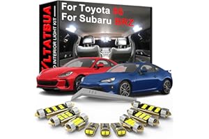 LED Interior Light Kit Replacement for TOYOTA 86, Scion FRS, Subaru BRZ 2013 2014 2015 2016 2017 2018 2019 2020 2021, Super B