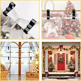 Gcstnn Gutter Hooks for Outdoor Lights 120 Pcs Plastic Gutter Clips Black view 4