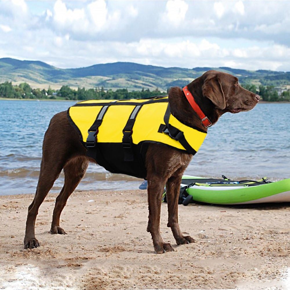 PETLESO Large Dog Life Jacket Dog Life Preserver with
