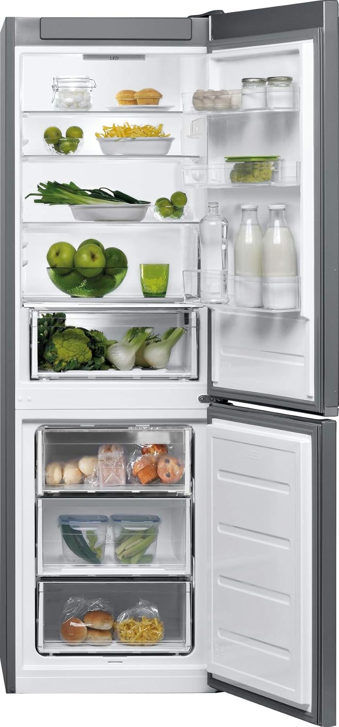 Bauknecht KGL 1820 IN Kühl-Gefrier-Kombination - A++ - 189cm Höhe - 228L Kühlteil - 111L Gefrierteil - LessFrost - Fresh Zone+ - Edelstahl Optik