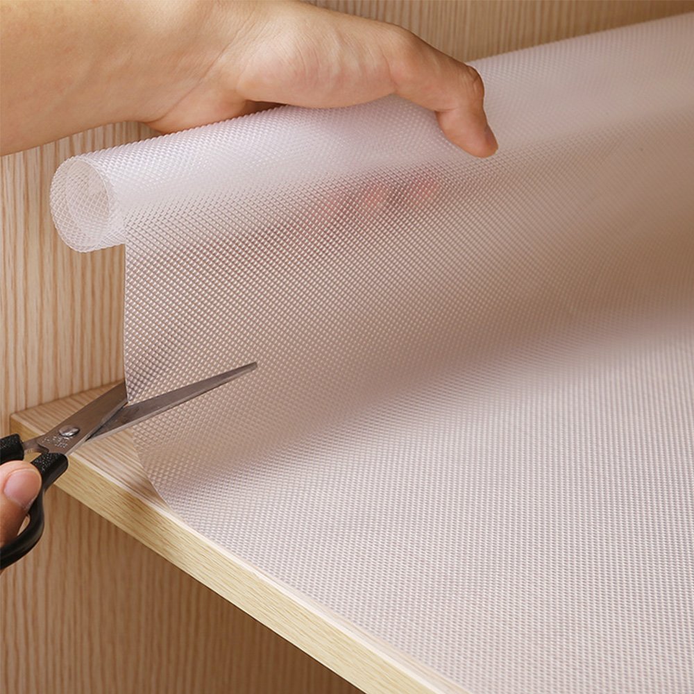 Jtdeal 2 Pcs Non Slip Drawer Mat White Shelf Drawer Liner Kitchen