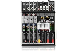 KASCHUN G94X professional Audio Mixer 4-channel 99 DSP reverberation effect digital USB MP3 input 48V phantom power stereo suitable for PC USB mixer suitable for parties weddings etc