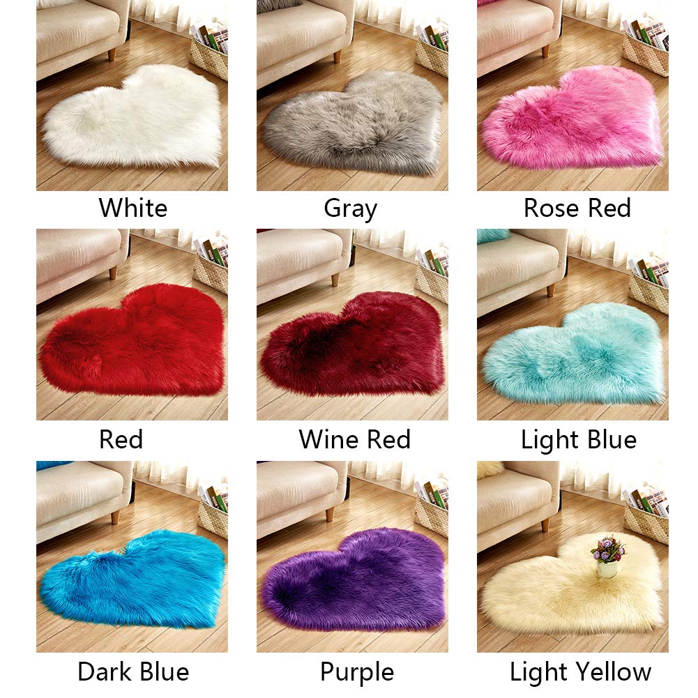 para salón Alfombrillas de Peluche 30 x 40 cm Tamaño Libre Suave Felpa