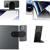 Rolling Square Edge Pro Core - Magnetic Mount Phone Holder Stand for Computers and Tablets | Secure Metal Plate Adhesive or S